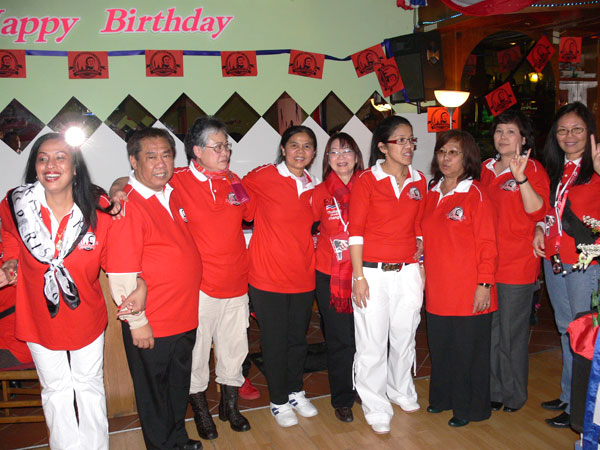 Fotoshooting der Aktivisten.