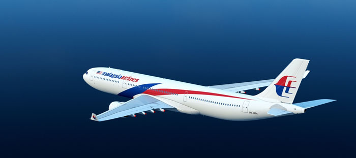 Airplane der Malaysia Airlines