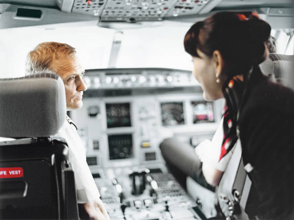 Im Cockpit bei der SWISS