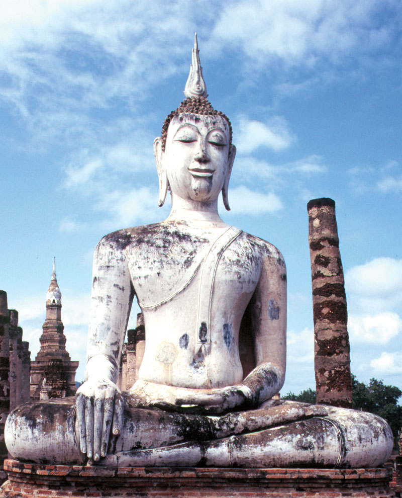 Buddha im Wat Mahathat in Shukothai, Foto: Carsten Nass